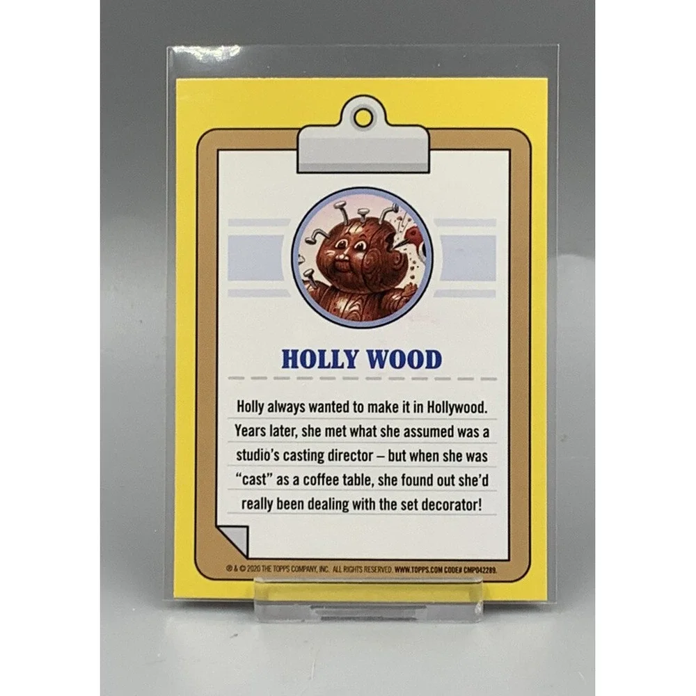 2020 Topps Garbage Pail‎ Kids 35th Anniversary Holly Wood #11a